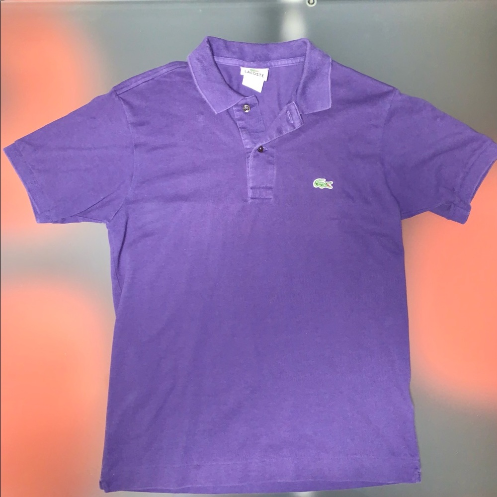 Men’s Lacoste polo.